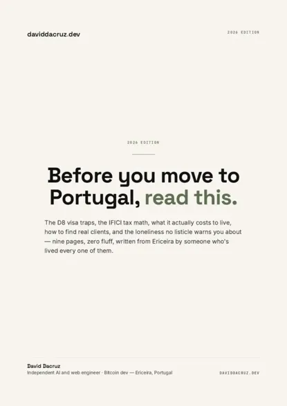 The Honest Portugal Freelancer Guide cover